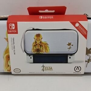 Nintendo Switch Travel Case - White and Gold